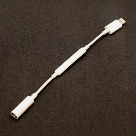 Lightning to Headphone Adapter for Calls / Music / Volume / Action Button with Bluetooth