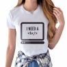 I Need a Break HTML Code T-Shirt