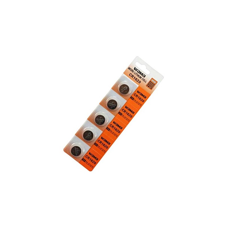 CR1620 Coin Battery 5 Pack