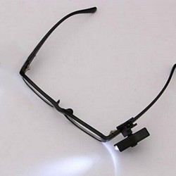 Clip On LED Light Attachment for Glasses