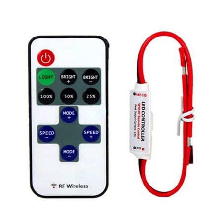 Remote Dimmer for 12V 2 Pin LED Strip