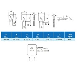 Resettable Fuse PTC