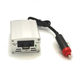 300W Cigarette Lighter to Outlet Adapter 12V to 110VAC