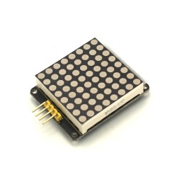 I2C LED Dot Matrix Display, Red, 8 x 8