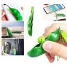 Fidget Squeeze Bean Phone Pendant