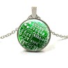 Silver Circuit Board Necklace