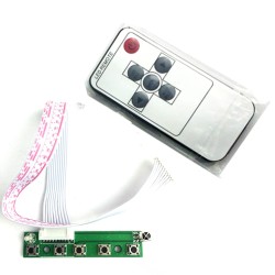 LCD Screen Driver Board Buttons & Remote