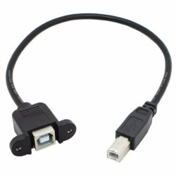 Panel Mount USB B Extension Cable