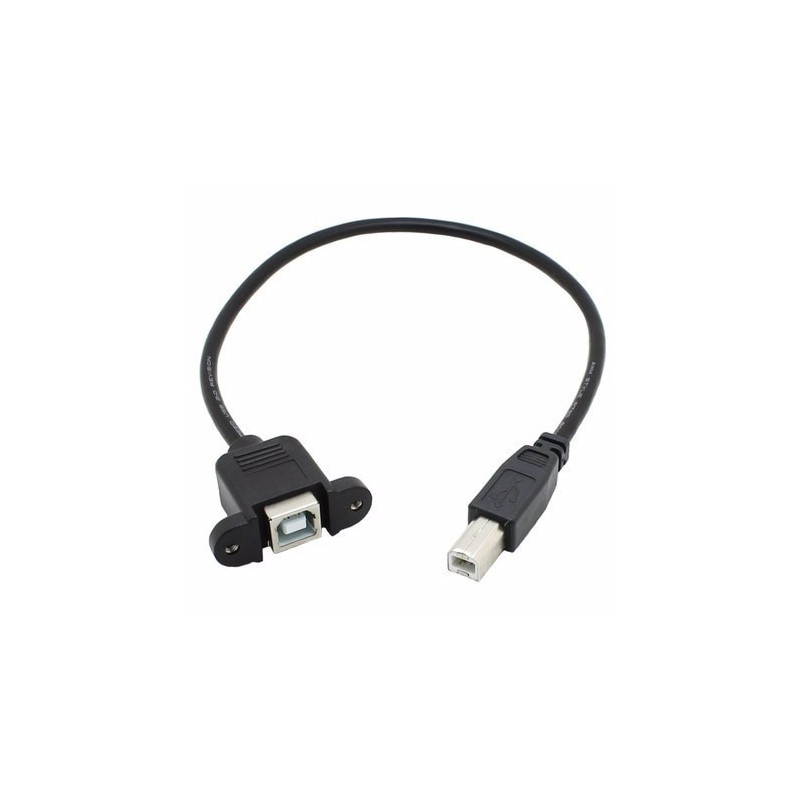 Panel Mount USB B Extension Cable