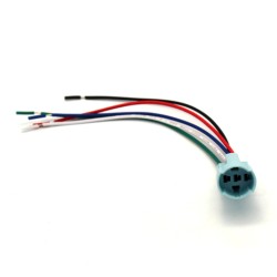 Socket with Wire Leads for 16mm Buttons