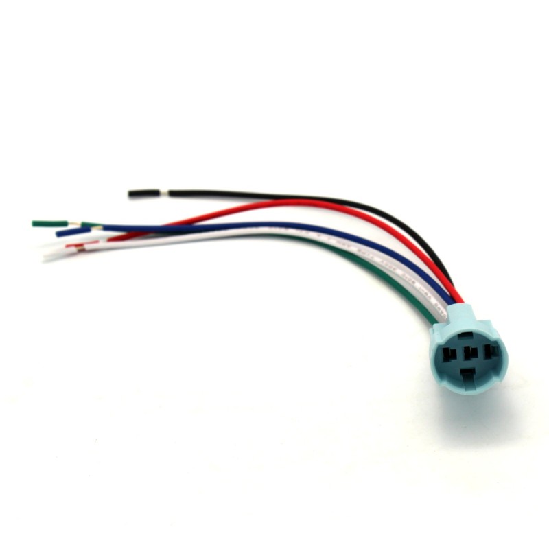 Socket with Wire Leads for 16mm Buttons