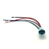 Socket with Wire Leads for 16mm Buttons