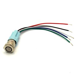 Socket with Wire Leads for 16mm Buttons