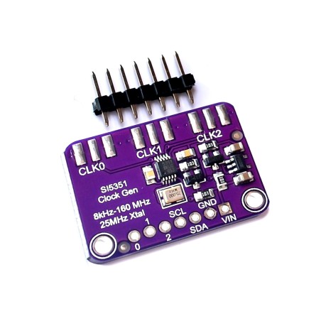 Si5351A Clock Generator Breakout Board - 8KHz to 160MHz