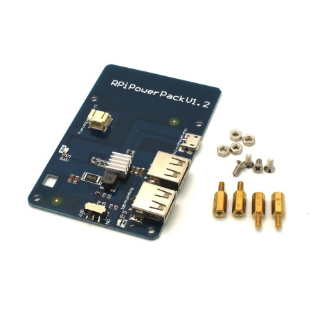 Raspberry Pi Lipo Battery Power Hat with USB Hub