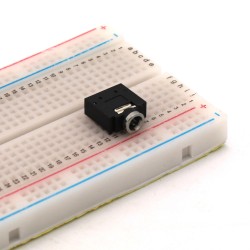Breadboard Audio Jack 1/8" (3.5mm) Stereo