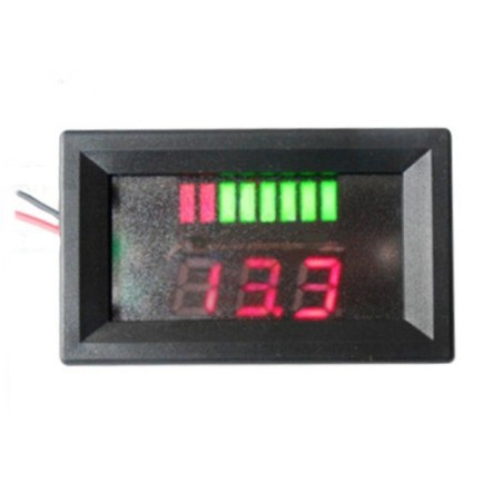 12V Battery Indicator and Panel Mount Voltmeter
