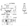 Toggle Slide Switch with Screw Mounts: SPDT