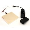 Cuttable Yellow EL Panel + Battery Pack