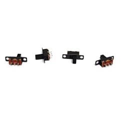 Toggle Slide Switch with Screw Mounts: SPDT