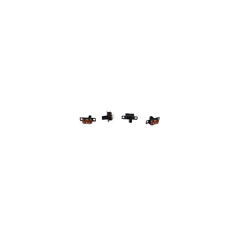 Toggle Slide Switch with Screw Mounts: SPDT