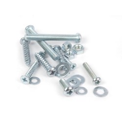 Machine & Wood Screw, Nut and Washer Kit (M3, M4, M5, M6)