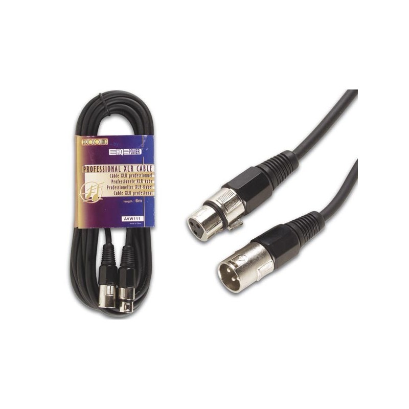 XLR Cable Male to Female (3.25ft)