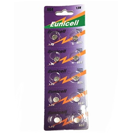AG4 LR626 LR66 1.5V Button Cell Batteries (10 pack)