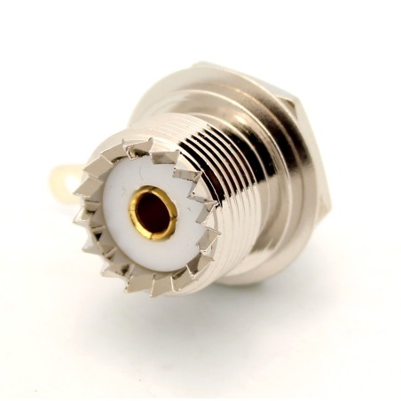 Screw Type Panel Mount UHF Connector
