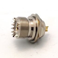 Screw Type Panel Mount UHF Connector