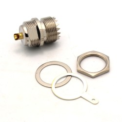 Screw Type Panel Mount UHF Connector