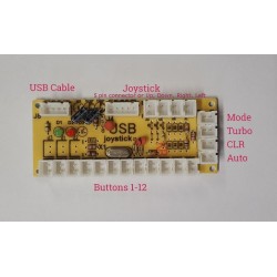 Arcade Joystick & Buttons USB Interface Kit