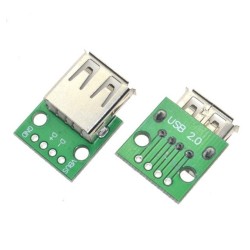 Female USB Breakout Board