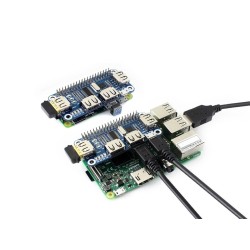 4 Port USB Hub Hat for Raspberry Pi Zero