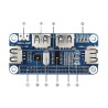 4 Port USB Hub Hat for Raspberry Pi Zero