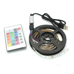 RGB USB LED Strip with Remote