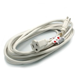 20 foot White Extension Cord