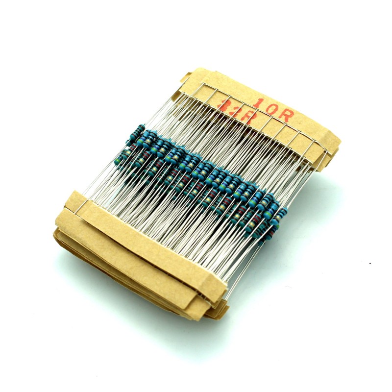 Metal Film Resistor Pack: 300pc 1/4W 1%