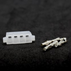 Female 4 Pin Molex Crimp Connector with Housing