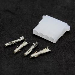 Female 4 Pin Molex Crimp Connector with Housing