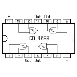 NAND Gate CD4093BE