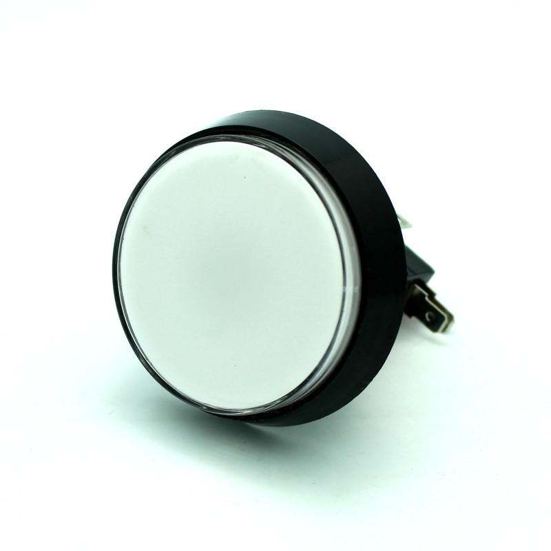 2 Inch Arcade Button - White Illuminated