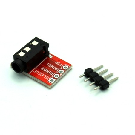 1/8" (3.5mm) 4 Pole Audio Jack Breakout