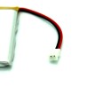 Lithium Ion Polymer Battery with Connector - 3.7v 1200mAh