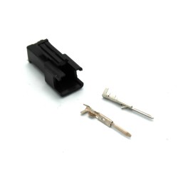 Male 2 Pin JST SM Crimp Connector