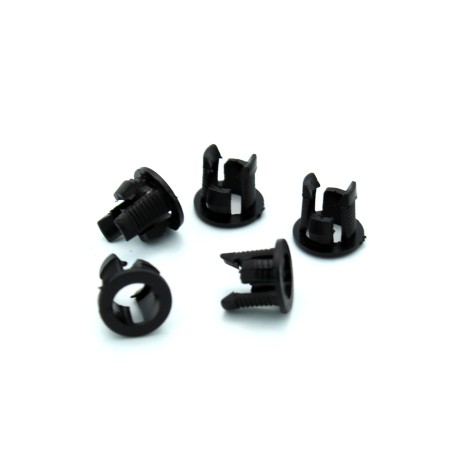 Black Plastic LED Holder (5 pack)