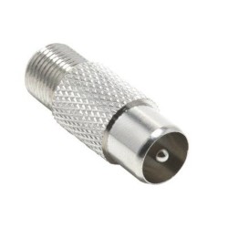 F Type Coax Female to PAL Male Connector