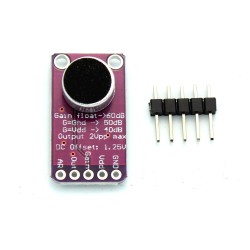 Electret Microphone Amplifier - MAX9814 with Auto Gain Control