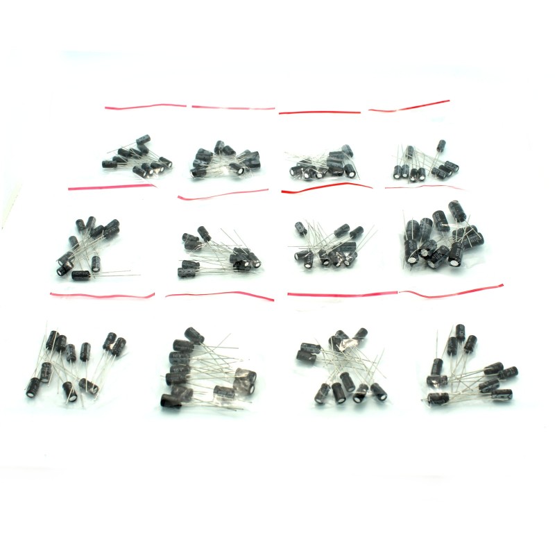 Electrolytic Capacitor Set (0.22uF to 470uF)
