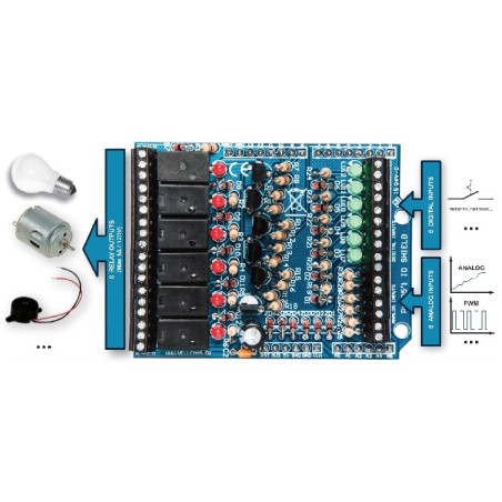 I/O Shield for Arduino